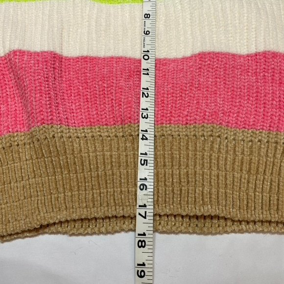 Cocovive soft and comfy Chenille Rainbow Striped sweater NWT XS, Small and Large - Picture 5 of 16